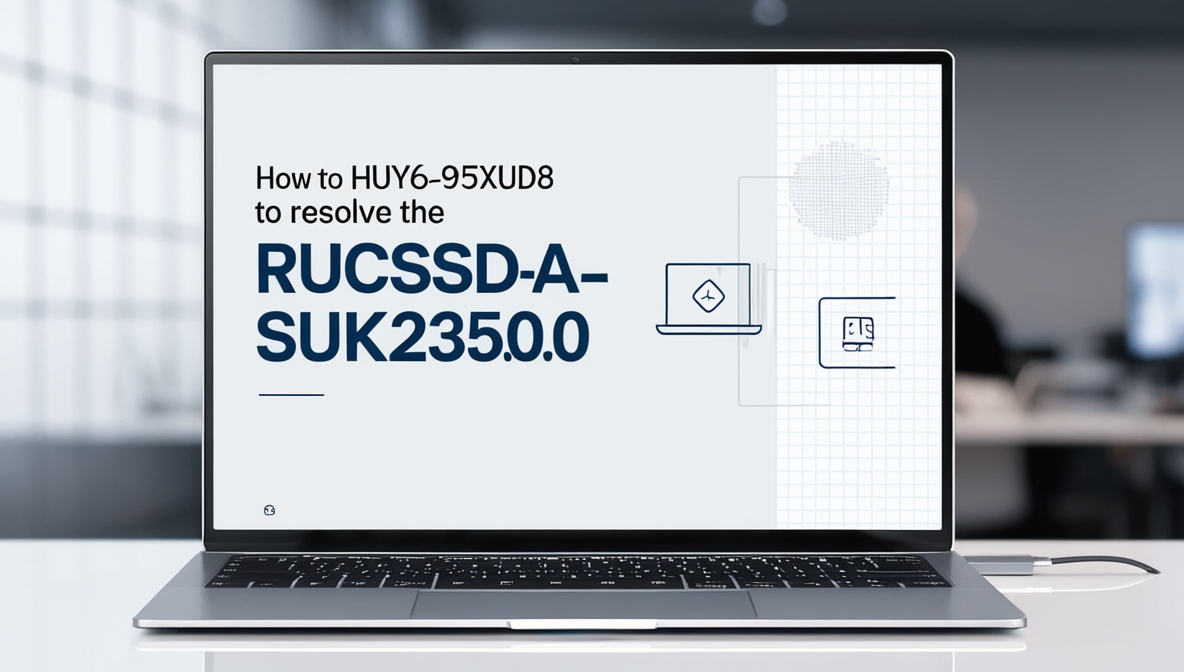How to Use HUY6-95FXUD8 to Solve the RUCSDA-SUK235.0 Issue